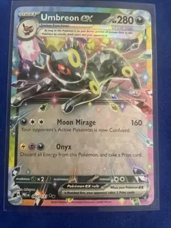 2025 Pokemon Prismatic Evolutions Umbreon ex Double Rare #060/131 - Image 1
