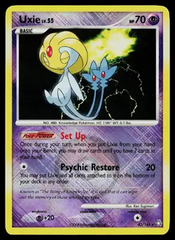 Pokemon Card - Uxie Legends Awakened 43/146 Rare Crosshatch Holo - Image 1