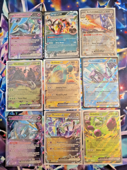 Pokemon Cards - 9 Card Lot - All Ultra / Double Rares / Promos - Bellibolt 079 - Image 1