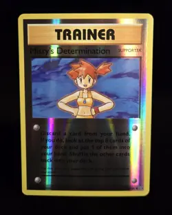 Pokemon TCG - MISTY'S DETERMINATION #80 - REVERSE HOLO - EVOLUTIONS 2016 - LP/NM - Image 1