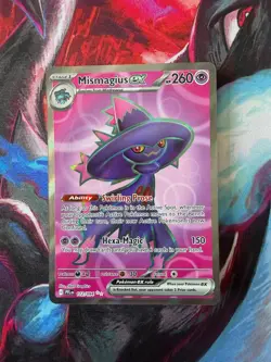 Pokemon TCG Phantasmal Flames - Mismagius EX Full Art Secret Rare 112/094 - Image 1