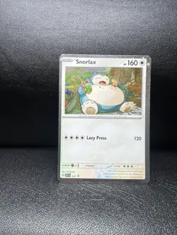 Pokemon TCG Snorlax SVP122 Scarlet Violet Black Star Promo Cosmo Holo - Image 1