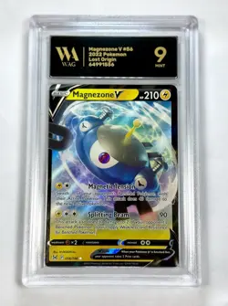 Pokemon TCG Magnezone V 056/196 Lost Origin [9 Mint Graded] Slab Rare 2022 - Image 3