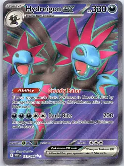 Hydreigon ex 161/086 SV: White Flare - Pokemon Card - NM - Image 1