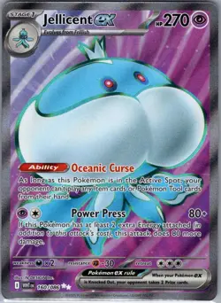 Jellicent ex 160/086 SV: White Flare - Pokemon Card - NM - Image 1