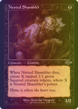 MTG #408 *FOIL* Nested Shambler Modern Horizons 2 (MH2) NM Card - Image 1