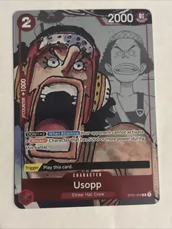 Usopp ST01-002 Alt Art One Piece TCG Premium Card Collection 25th Edition Promo - Image 1