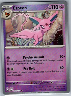 Espeon Poke Ball 033/131 SV: Prismatic Evolutions - Pokemon Card - NM - Image 1