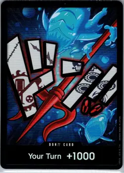 DON!! Card (Hody Jones) Foil English Premium Booster -The Best- - One Piece - NM - Image 1