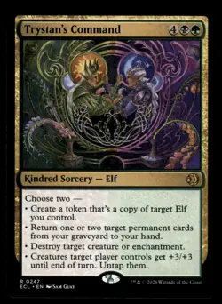 MTG Trystan's Command R Lorwyn Eclipsed 247 NM - Image 1