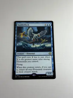 Sunderflock NM Lorwyn Eclipsed Magic The Gathering Mtg Near Mint Blue Elemental - Image 1