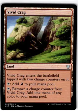 MTG Vivid Crag Commander 2017 Uncommon #289 - Image 1