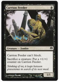 Carrion Feeder 2010 Duel Decks: Phyrexia vs. The Coalition Creature MTG NM AZ1 - Image 1