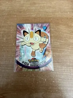 1999 Pokemon #52 Meowth Topps Series 1 - Image 1