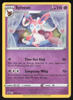 Sylveon SWSH211 Holo Promo Sword & Shield Promo Pokemon Near Mint - Image 1