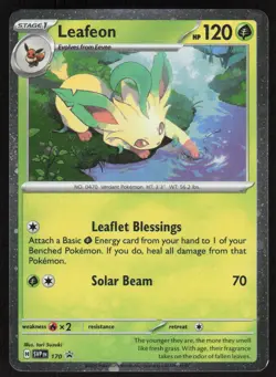 Leafeon (Cosmos Holo) 170 Holo Promo Scarlet & Violet Promo Pokemon Near Mint - Image 1
