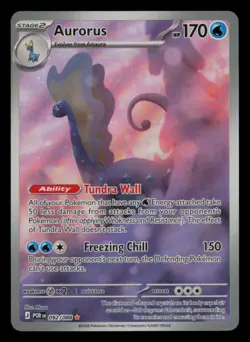 Aurorus 092/088 Holo Illustration Rare Perfect Order Pokemon Near Mint - Image 1
