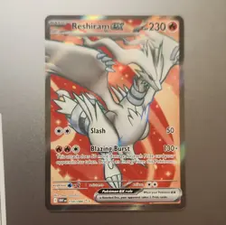 Pokemon TCG Reshiram ex Ultra Rare Full Art Holo Sv: White Flare 158/086 - Image 1