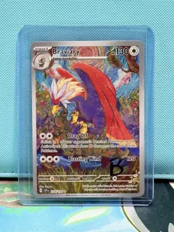 Braviary 214/191 Illustration Rare - Surging Sparks - Pokemon TCG NM Holo - Image 3