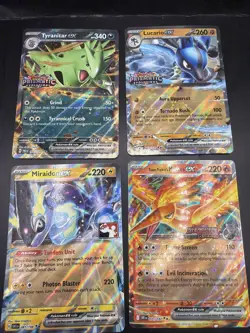Pokemon TCG Lot Of 4 Double Rare EX - Scarlet & Violet Prismatic Evolution NM - Image 1