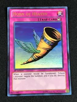 YUGIOH HORN OF HEAVEN LCJW-EN292 1ST ULTRA NM - Image 1