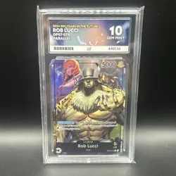 Rob Lucci OP07-079 Leader Alternate Art One Piece 500 Years in the Future ACE 10 - Image 1