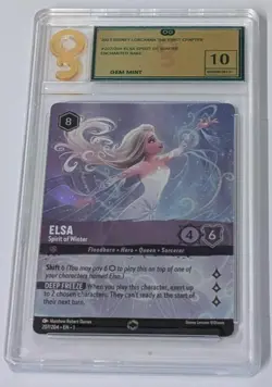 EN1 Lorcana Elsa Spirit Of Winter Enchanted OG10 The First Chapter - Image 1
