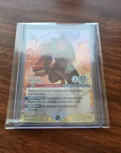 Disney Lorcana TCG Mulan, Charging Ahead Foil DLC Promo 3/C2 - Image 2