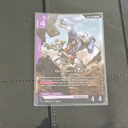 Bandai Gundam Card Game Gundam Exia Unit ST07-001 SR GN Drive Eng Reg C4 - Image 1
