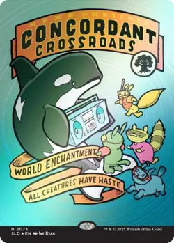 Concordant Crossroads (2073) (Rainbow Foil) -Foil Near Mint MTG Secret Lair - Image 1