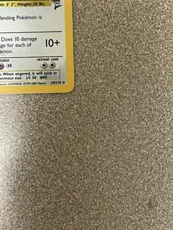 Pokemon Wigglytuff Base Set 2 Holo Unlimited Rare Card 19/130 -LIGHTLY PLAYED- - Image 4
