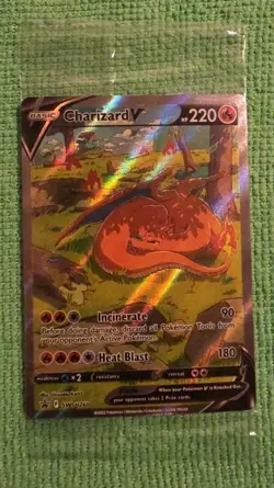 Pokemon Charizard UPC Sealed Promo Pack 3 Card Set New SWSH 260 261 262 - Image 1
