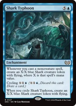 MTG Duskmourn: House of Horror Commander - Shark Typhoon - Image 1
