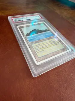 1994 Magic: The Gathering Revised Edition Tropical Island PSA 10 - Image 2