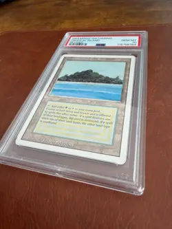 1994 Magic: The Gathering Revised Edition Tropical Island PSA 10 - Image 3