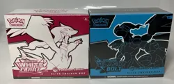 Pokemon Center Black Bolt & White Flare Elite Trainer Boxes SEALED PC ETB LOT - Image 1
