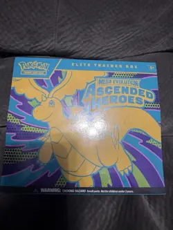 Pokemon TCG Mega Evolution Ascended Heroes Etb Factory Sealed - Image 1