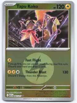 Pokemon TCG Tapu Koko 067/217 Energy Symbol Reverse Holo Ascended Heroes NM - Image 1