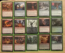 Budget Casual Commander MTG Green Red Oil Counters W Migloz Maze Crusher Ready - Image 2