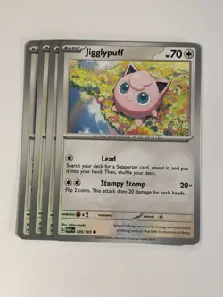 Pokemon TCG 151 4x Playset Jigglypuff 039/165 Near Mint - Image 1