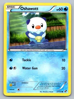 Pokemon TCG Black and White Oshawott (27) 27/114 - Image 1