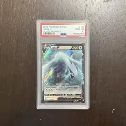 2022 Pokemon SWSH Silver Tempest Lugia V #138 PSA 10 Gem Mint Sword Shield - Image 1