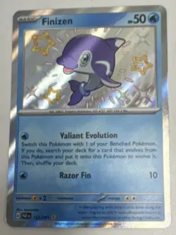 Pokemon TCG Finizen SV: Paldean Fates Shiny Rare Holo Basic 50 HP 123/091 - Image 1
