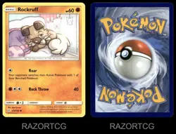 ROCKRUFF 123/236 C COSMIC ECLIPSE POKEMON LP - Image 4