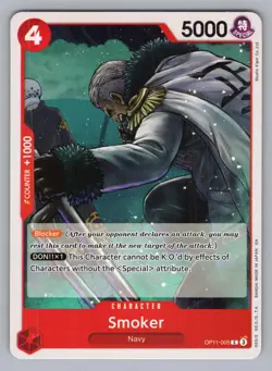 SMOKER OP11-005 C A FIST OF DIVINE SPEED ONE PIECE NM OP11 2025., ` - Image 1