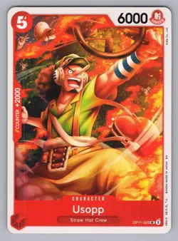 USOPP OP11-003- UC A FIST OF DIVINE SPEED ONE PIECE NM OP11 2025 - Image 1