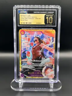 Monkey.D.Luffy EB02-061 Japanese SEC Pristine 10 - Image 1