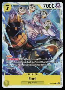 Enel (100) OP05-100 Super Rare Awakening of the New Era One Piece NM - Image 1
