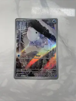 Pokemon TCG Snom 168/162 Temporal Forces Illustration Rare Card - Image 1