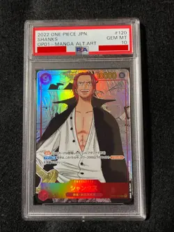 One Piece Card Games Japanese Shanks Manga Alternate Art Romance Dawn - Image 1